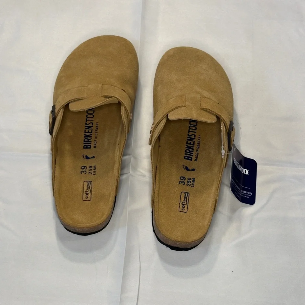 Birkenstock Boston Latte Cream Women’s Size US 8.5/9 EU 39